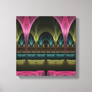 Special Fantasy Pattern Abstract Colourful Fractal Canvas Print