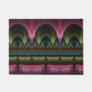 Special Fantasy Pattern Abstract Colourful Fractal Doormat
