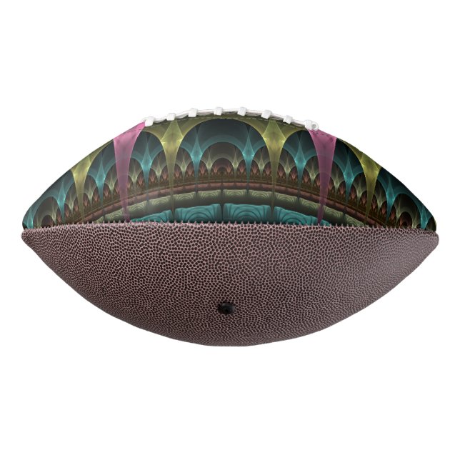 Special Fantasy Pattern Abstract Colourful Fractal Football (Rotated 270)