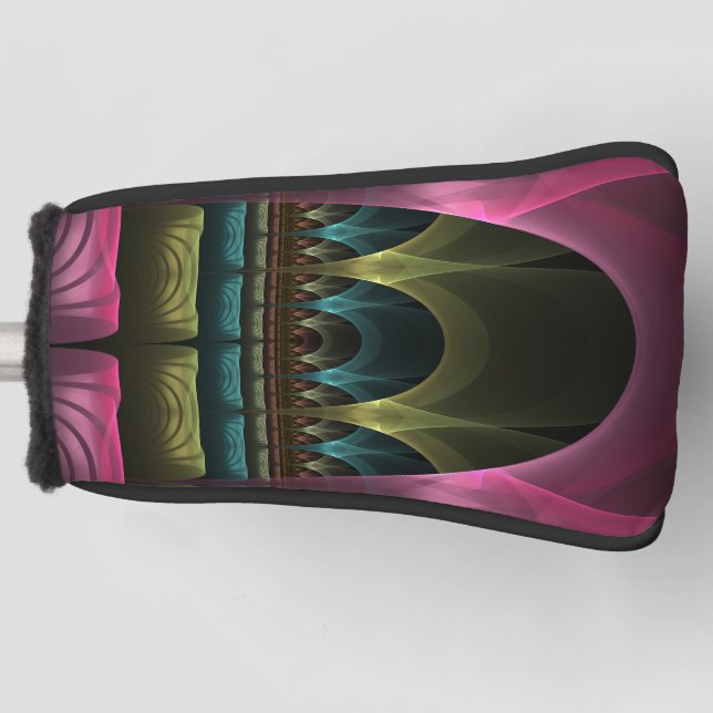 Special Fantasy Pattern Abstract Colourful Fractal Golf Head Cover (Front)