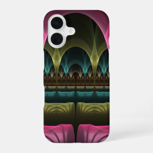 Special Fantasy Pattern Abstract Colourful Fractal iPhone 16 Case