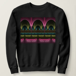 Special Fantasy Pattern Abstract Colourful Fractal Sweatshirt