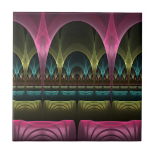 Special Fantasy Pattern Abstract Colourful Fractal Tile