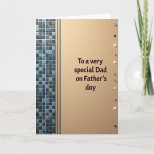Special Fathers Day Mosaic Card