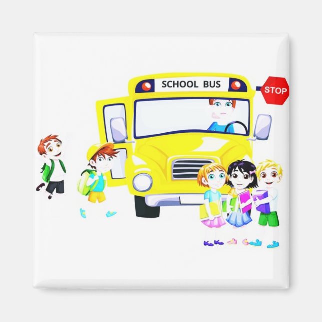 SPECIAL "FEMALE BUS DRIVER'S" MAGNET (Front)