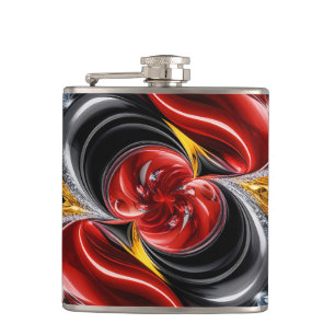 Special flask with German Colours Design