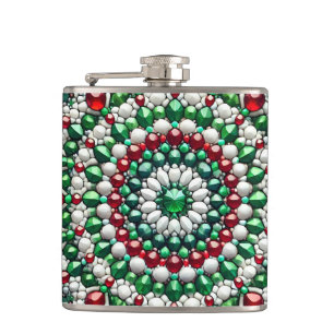 Special flask with Italian Colours Design