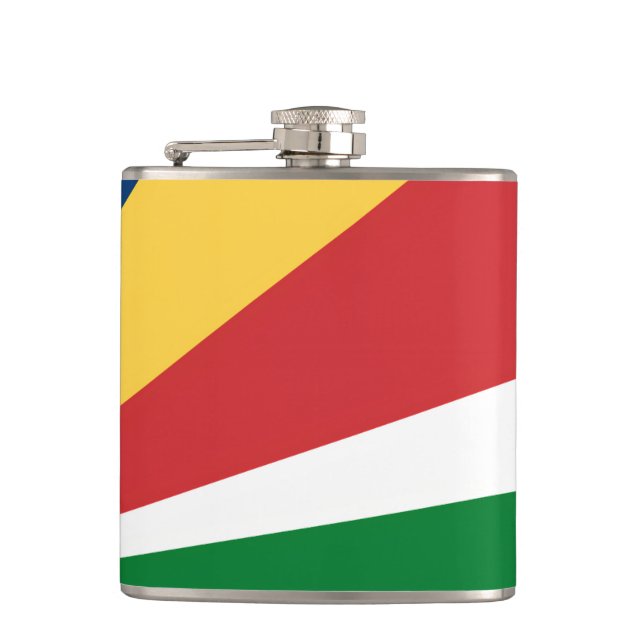 Special flask with Seychelles Colours Design (Front)