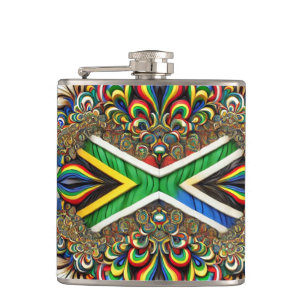 Special flask with South African Colours Design