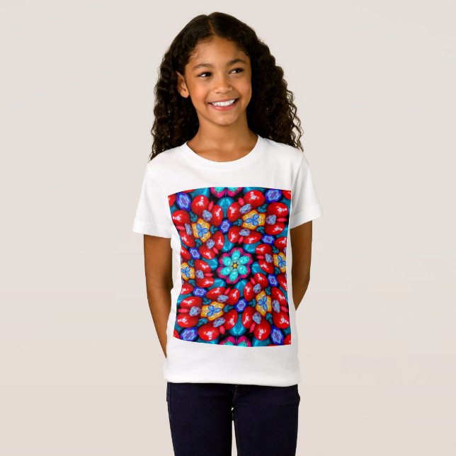 Special Flower Patterns T-Shirt (Front Full)