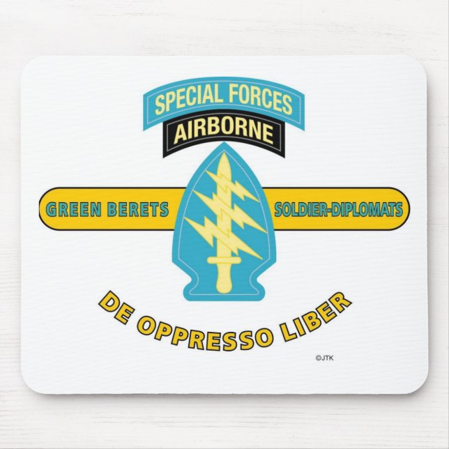 SPECIAL FORCES AIRBORNE "DE OPPRESSO LIBER" MOUSE PAD (Front)