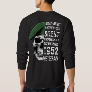 Special Forces Brotherhood Veteran Skull Sweatshirt