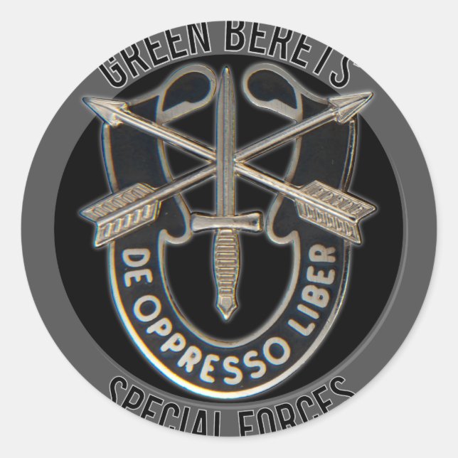 Special Forces GB Classic Round Sticker (Front)