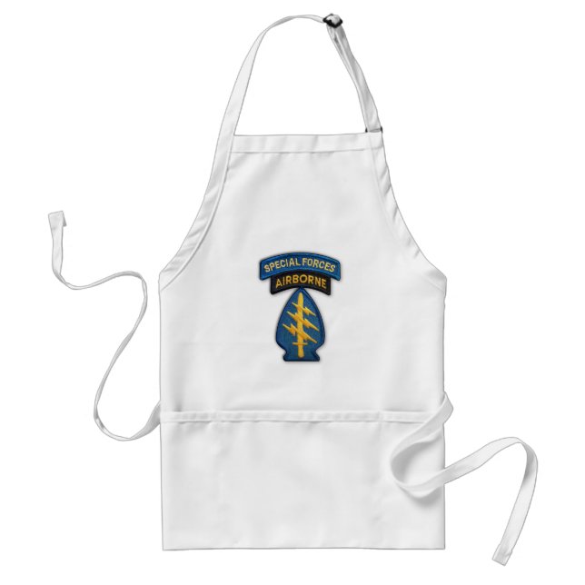 Special Forces Green Berets patch bbq apron (Front)