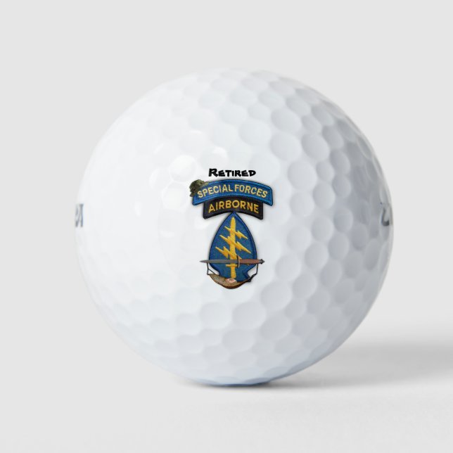 Special forces Green Berets sf sfg sof patch Golf Balls (Front)