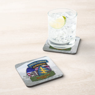 Special Forces Group Green Berets SF SFG SFGA Coaster