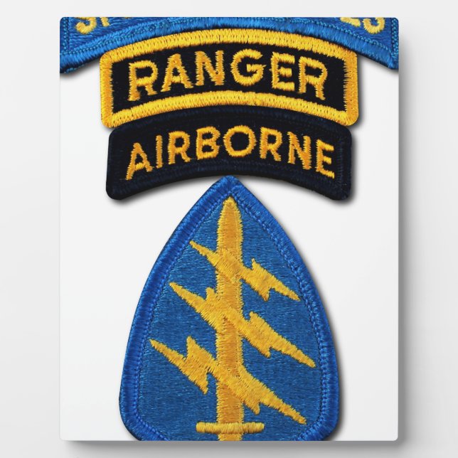 Special Forces Group Green Berets SF SOF SFG SOC Plaque (Front)