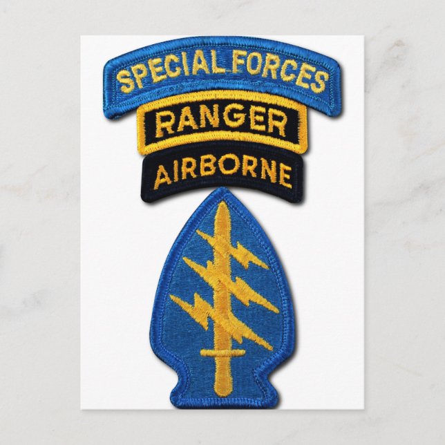 Special Forces Group Green Berets SF SOF SFG SOC Postcard (Front)