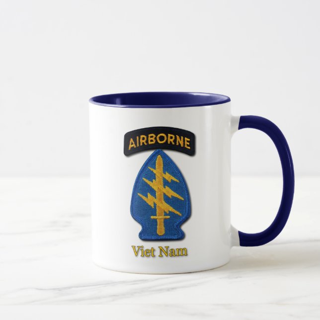 Special Forces Group Green Berets SFG SF LRRP Vets Mug (Right)