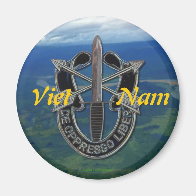 special forces group vets Magnet army son vietnam (Front)