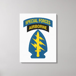 Special Forces insignia Airborne Tab Canvas Print
