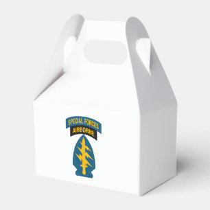 Special Forces insignia Airborne Tab Favour Box