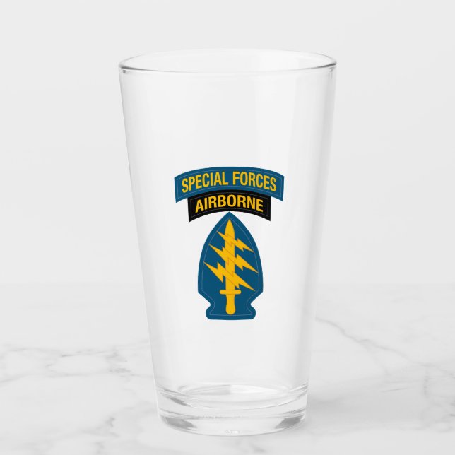 Special Forces insignia Airborne Tab Glass (Front)
