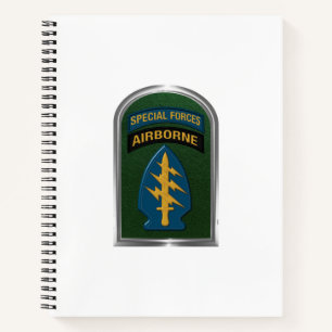 Special Forces Patch Gift Notebook