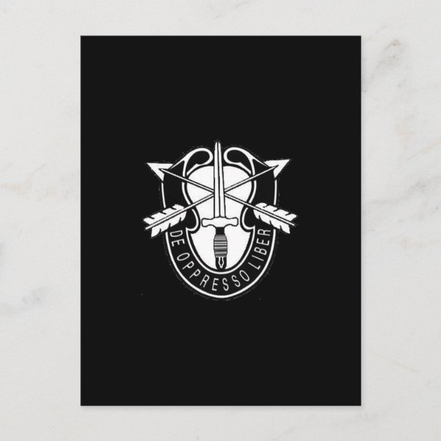 Special Forces Postcard (Front)