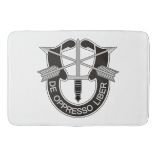 Special Forces SF De Oppresso Liber Bath Mat