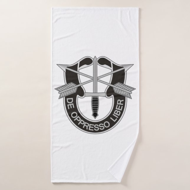 Special Forces SF De Oppresso Liber Bath Towel (Bath Towel)