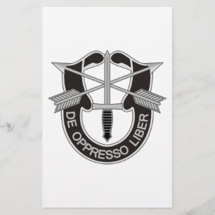 Special Forces SF De Oppresso Liber Flyer