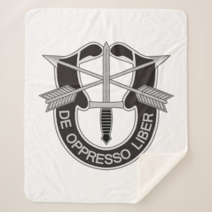 Special Forces SF De Oppresso Liber Sherpa Blanket