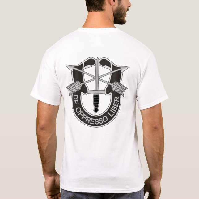Special Forces SF De Oppresso Liber T-Shirt (Back)
