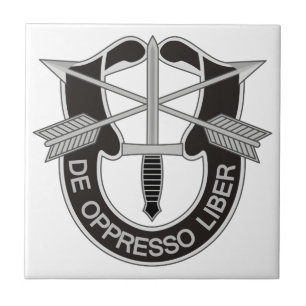 Special Forces SF De Oppresso Liber Tile
