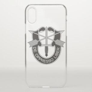 Special Forces SF De Oppresso Liber iPhone X Case
