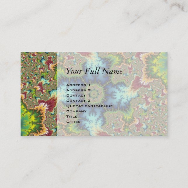 Special - Fractal Art Business Card (Front)