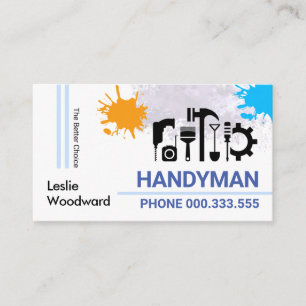 Special Frame Handyman Tools Business Card