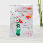 Special Friend Beautiful Floral Birthday Card<br><div class="desc">Beautiful birthday card for a special friend; lovely to look out with watercolor flowers and a soft textured background.  Gentle,  colourful and cheerful -- it will be much appreciated.</div>