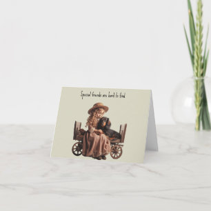 Special Friend Dachshund Card