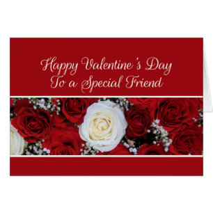 special friend Happy Valentine's Day Roses