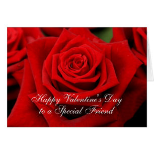 special friend Happy Valentine's Day Roses