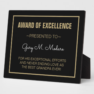 Special Gift! Best Grandpa plaque