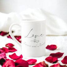 Special gift China mug Love forever always