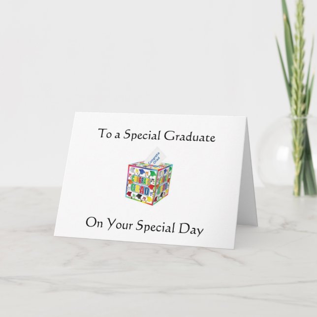 SPECIAL GRAD-SPECIAL DAY CARD (Front)