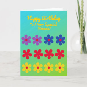 Special Gradient Birthday Card