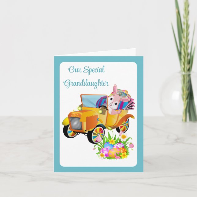 Special Granddaughter Easter Card (Front)