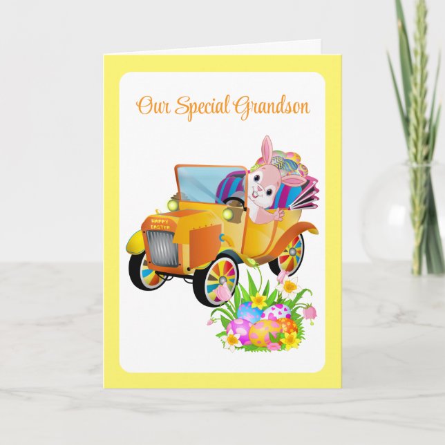 Special Grandson Easter Card (Front)