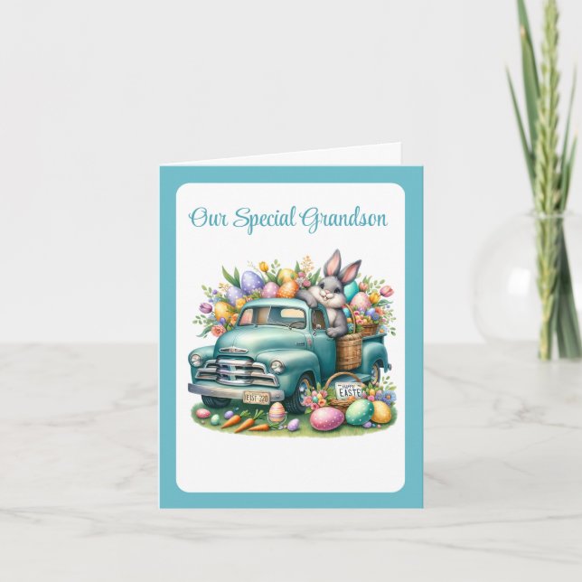 Special Grandson Easter Card (Front)