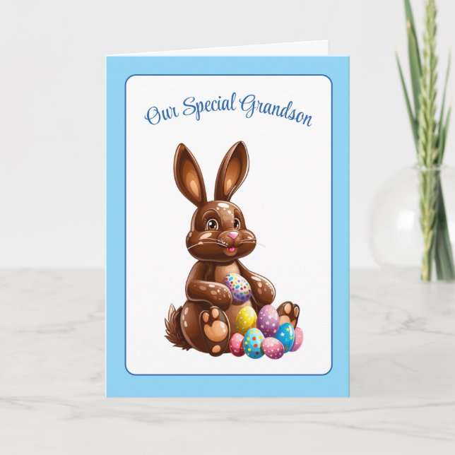 Special Grandson   Holiday Card (Front)
